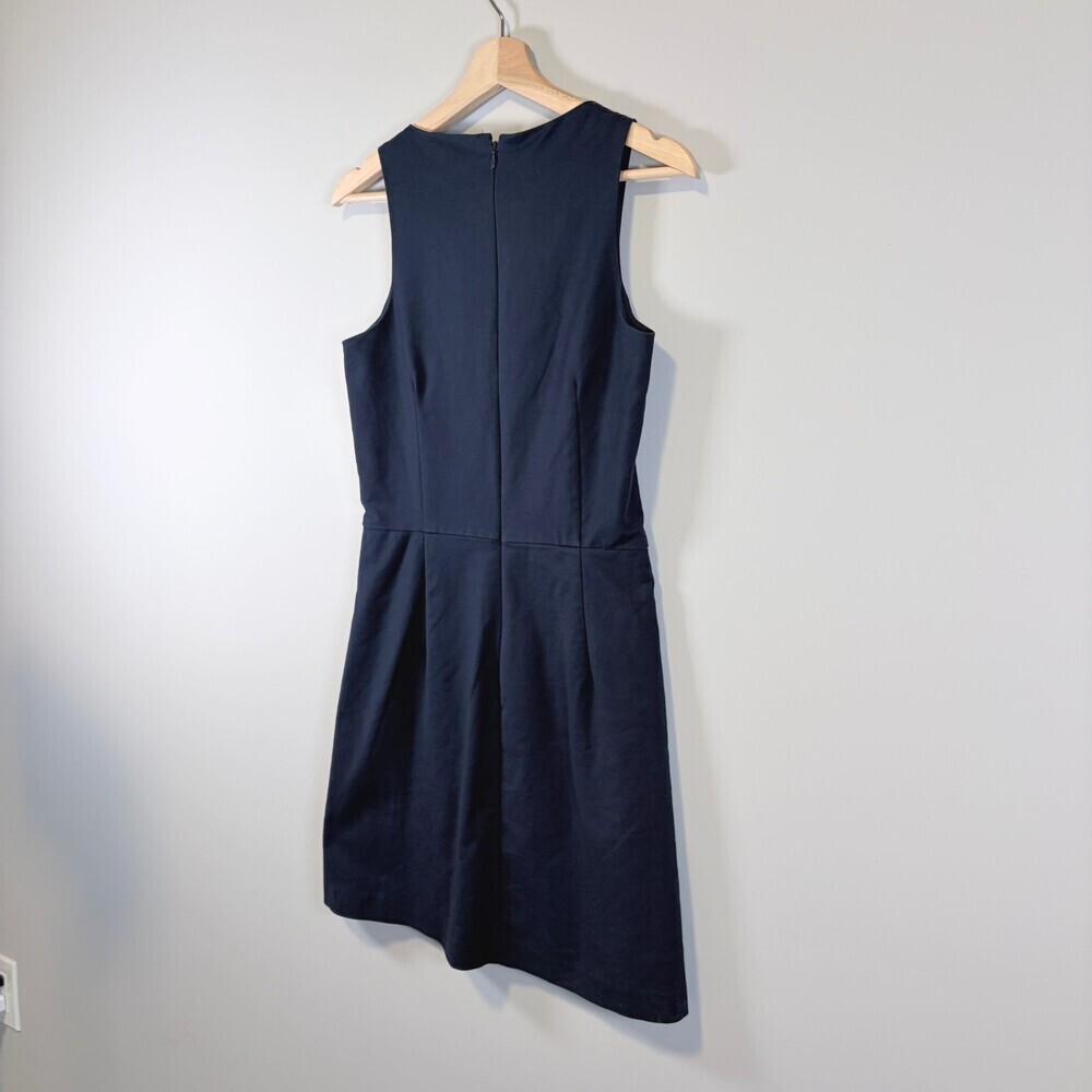 Gap Cotton Shift Dress Pockets Sleeveless Business Casual Blue Women's XS - Picture 7 of 11